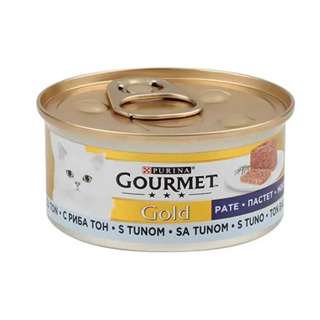 Gourmet Gold Tuna 85g کنسرو گربه با طعم ماهی تن پک 24 تایی