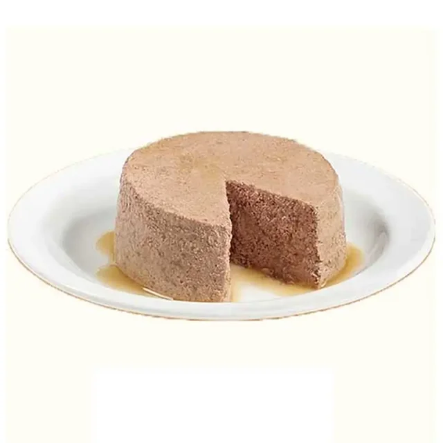 غذای مرطوب گربه گورمت گلد پته گوشت گاو مناسب تغذیه روزانه بسته 24 عددی