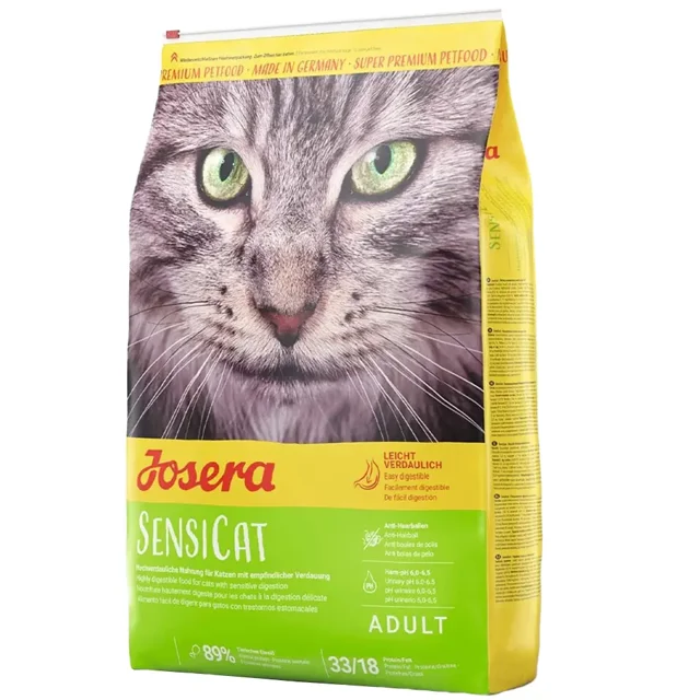 غذای خشک گربه جوسرا SensiCat 2 کیلوگرمی مناسب گربه‌های حساس