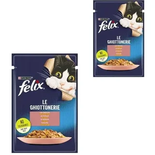 Felix Cat Pouch Salmon 85g غذای مرطوب گربه با طعم ماهی سالمون