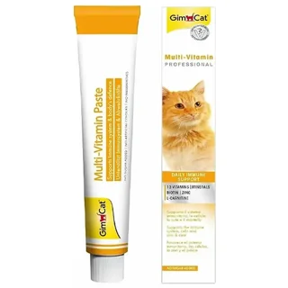 خمیر مولتی ویتامین گربه جیم‌کت مدل Multi-Vitamin Professional وزن ۲۰ گرم