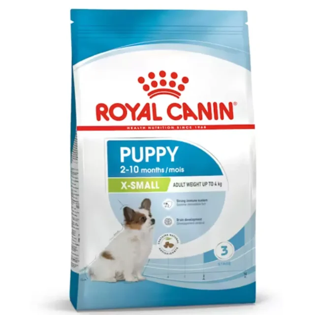 غذای خشک توله سگ رویال کنین X-Small Puppy 1.5 کیلوگرمی مناسب نژادهای بسیار کوچک